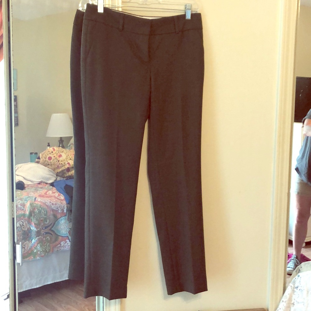 LOFT DK Grn trouser
